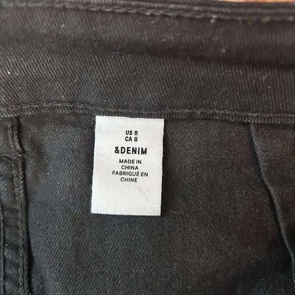 Short Distressed Denim Skirt - Picture 6 of 6